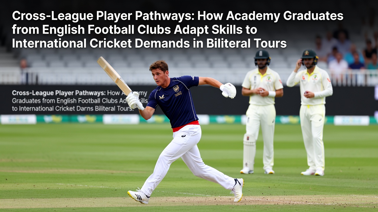 English football academy graduates practicing fielding drills during a cricket training session ahead of bilateral tours