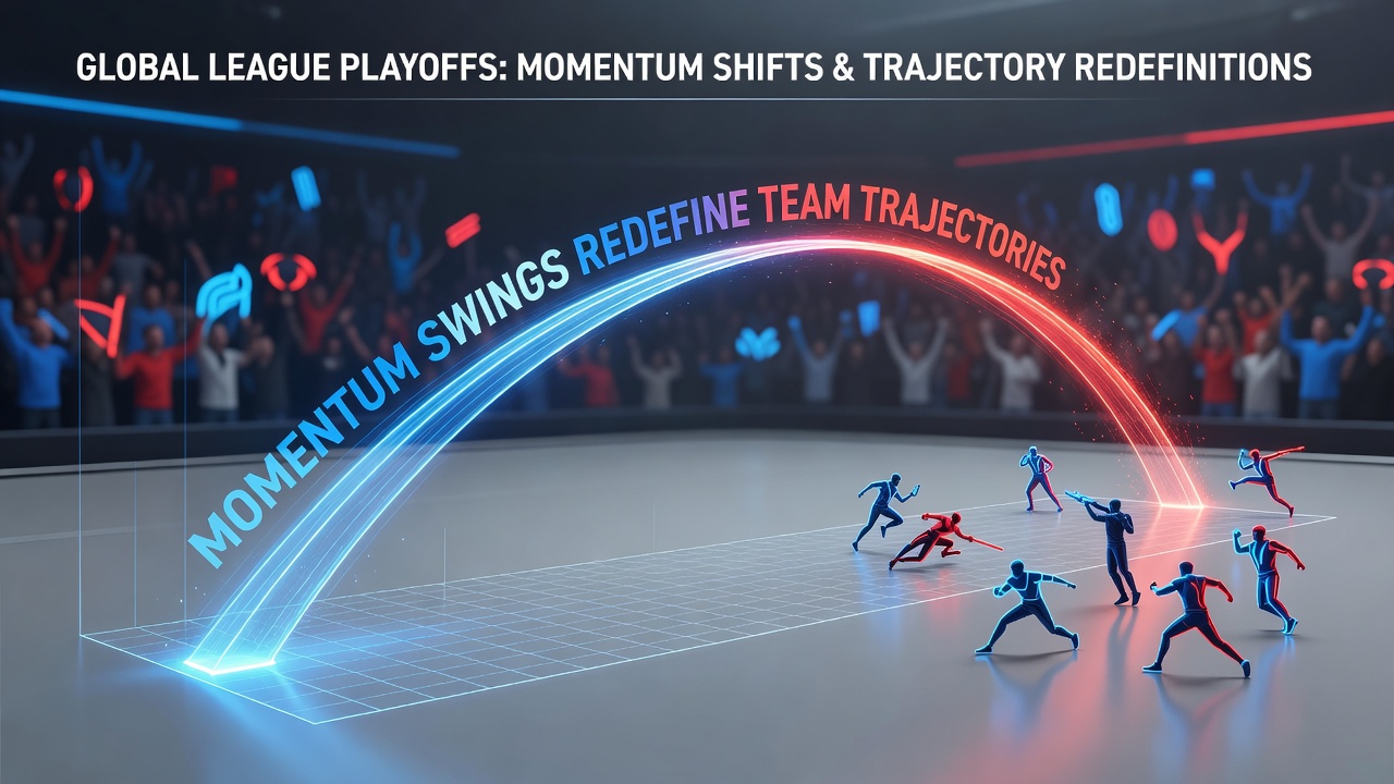 Players celebrating a critical momentum swing in a playoff contest