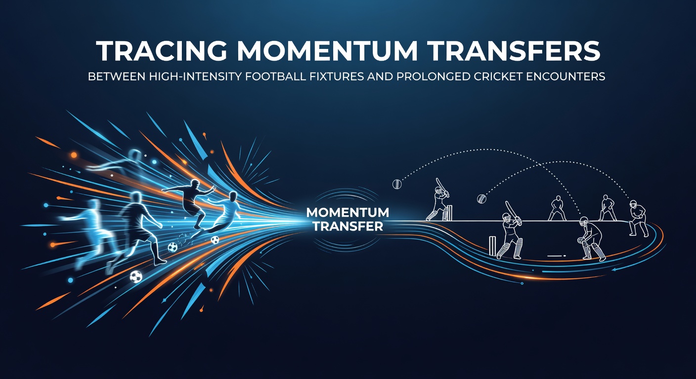 Analysis of momentum shifts during intense football fixtures and extended cricket encounters